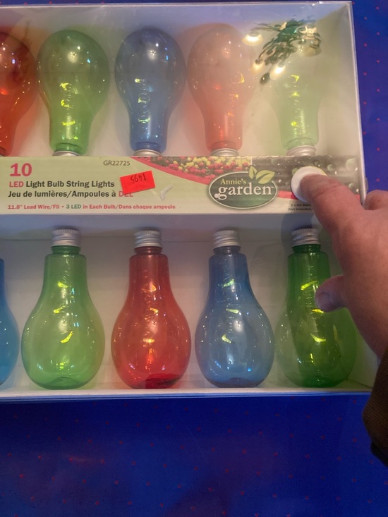 Multi-Color LED Light Bulb String Lights - Picture 2 of 2